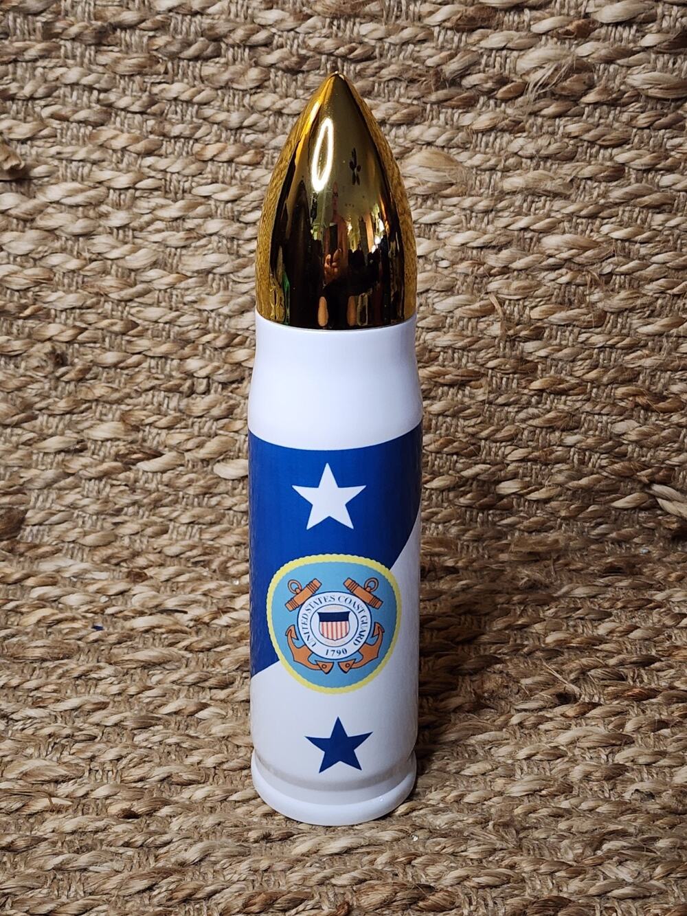 United States Coast Guard 17oz Stainless Steel Bullet Tumbler Gift